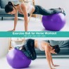 Yoga-Ball Gymnastikball 75cm Purple