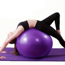 Yoga-Ball Gymnastikball 75cm Purple