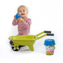 Outdoor active Schubkarre mit Eimergarnitur 5-teilig, grün