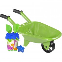 Outdoor active Schubkarre mit Eimergarnitur 5-teilig, grün