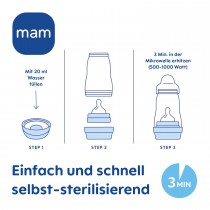 Mam Easy Start Anti-Colic Babyflasche 320ml