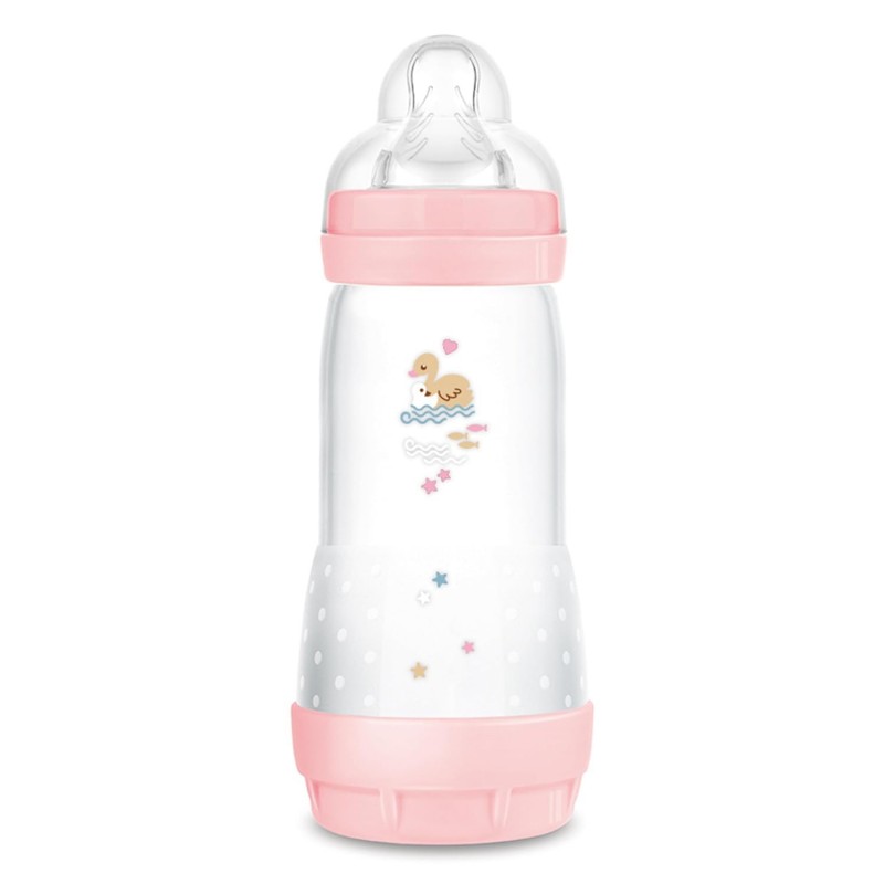 Mam Easy Start Anti-Colic Babyflasche 320ml Schwan Rosa