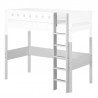Flexa MDF Hochbett Leiter und Pfostengestell Weiss