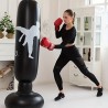Aufblasbarer Boxsack, Standboxsack, 160cm Schwarz