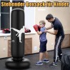 Aufblasbarer Boxsack, Standboxsack, 160cm Schwarz
