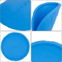 Hunde-Frisbee, Wurfscheibe für Hunde 22cm Blau