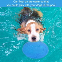 Hunde-Frisbee, Wurfscheibe für Hunde 22cm Blau
