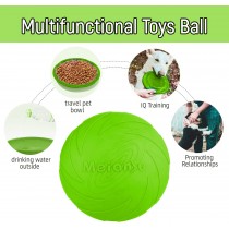 Hunde-Frisbee, Wurfscheibe für Hunde 18cm Grün