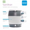 MAM elektrischer Dampfsterilisator Grey