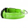 Aufladbares LED-Hundehalsband Grösse M - 40-46cm Grün
