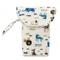 Aufbewahrungstasche für Windeln, Wetbag, Windeltasche 27x18cm Tierwelt