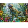 Schmidt Spiele Puzzle Dinos, Puzzle-Box, 2x60, 2x100 Teile