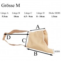 Hallux Valgus Korrektur Bandage mit integriertem Silikon Pad 2 Stück - Grösse M