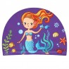 Elastische Stoff Kinder-Badekappe Mermaid
