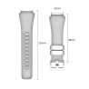GTS3 Silikon Uhrenarmband 22mm