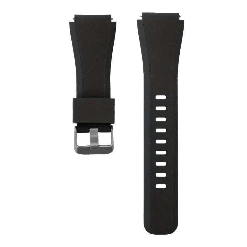 GTS3 Silikon Uhrenarmband 22mm Schwarz