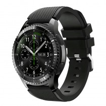 GTS3 Silikon Uhrenarmband 22mm Schwarz