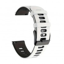 JP Silikon Uhrenarmband 22mm Weiss Schwarz