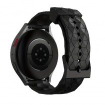 Pro Silikon Uhrenarmband 22mm Schwarz