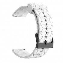 Pro Silikon Uhrenarmband 22mm Weiss