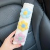Gurtpolster mit weiche Plüsch Polsterung Blumen