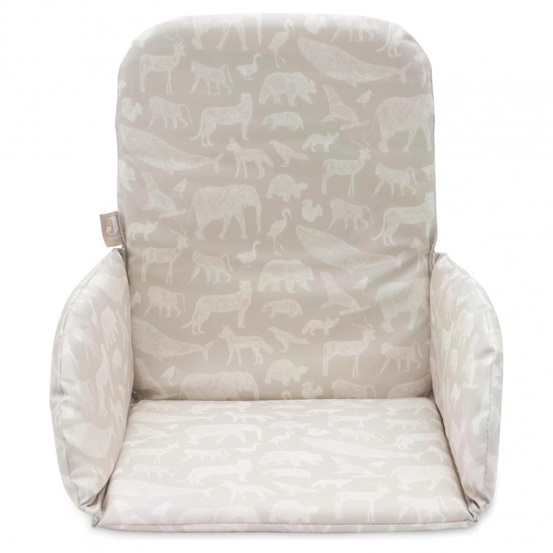 Jollein Universal Hochstuhl-Kissen Animals Nougat
