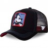 Baseball Cap Mesh Mickey Mouse Black