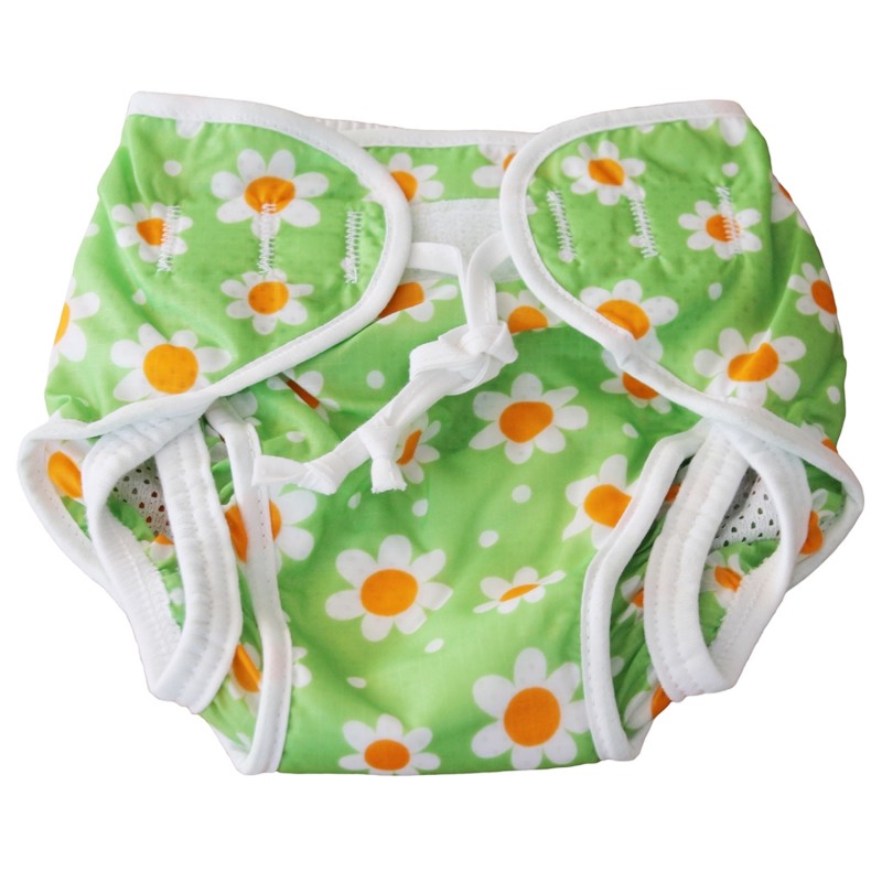 Kushies Badewindeln 3-6 kg Daisy Grün