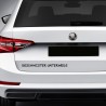 Aufkleber mit Text