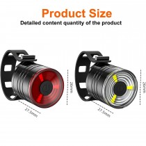 Dual-Switch LED Fahrradlicht Set