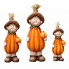 3 Stück Kürbisfiguren - Dekoration für den Herbst