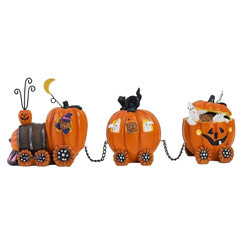 Kürbiszug, Halloween Expresszug, Herbstdekoration