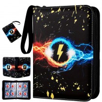 Pokemon Sammelalbum, Sammelordner, Aufbewahrungstasche für 400 Karten Flash
