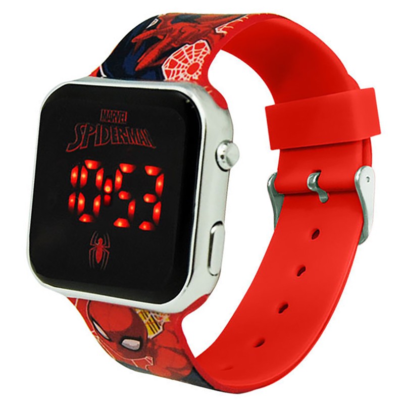Kinder Armbanduhr LED Spiderman