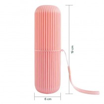 Zahnbürstenbox, Zahnbürsten Etui, Zahnbürstenbecher Rosa