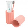 Zahnbürstenbox, Zahnbürsten Etui, Zahnbürstenbecher Rosa