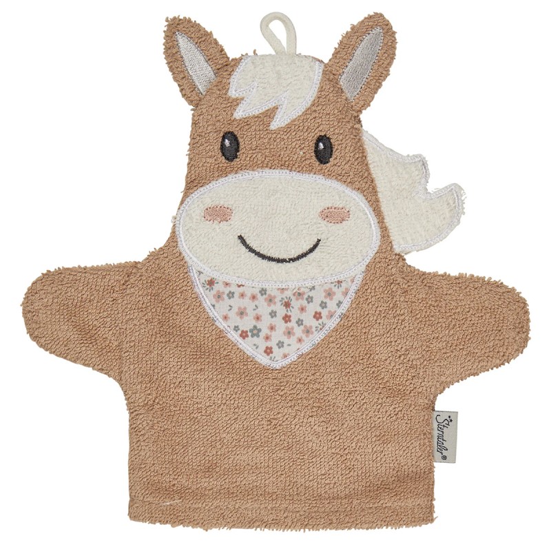 Sterntaler Spiel-Waschhandschuh mit Motiv Pferd Sunny