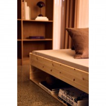 Flexa Grow Bett mit Regal, 120x200 cm Pine