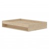 Flexa Grow Bett mit Regal, 140x200 cm Pine