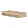 Flexa Grow Bett mit Regal, 90x200 cm Pine
