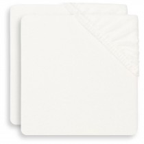 Jollein Wickelauflagenbezug Frottee 50x70cm - 2 Stück - Ivory