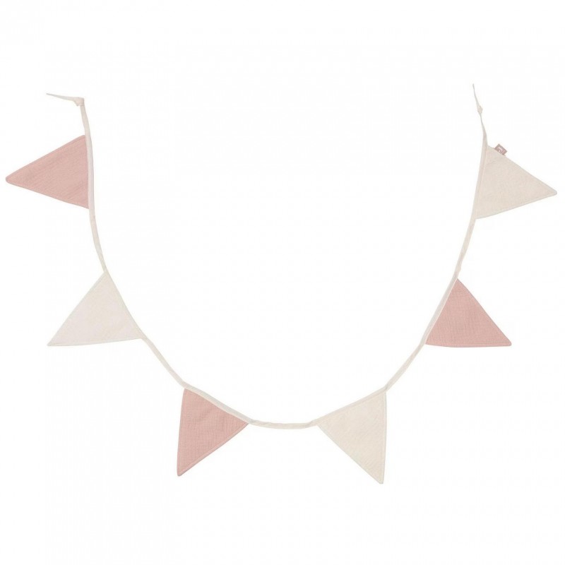 Jollein Wimpelgirlande Wild Rose Ivory