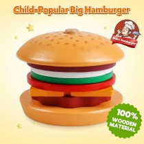 Burger-Sortieren, Stapelspielzeug aus Holz