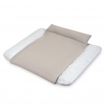 Julius Zöllner Bezug Loop Comfy für Wickelkissen Waffelpiqué Seashell