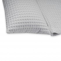 Julius Zöllner Bezug Loop Comfy für Wickelkissen Waffelpiqué Light Grey