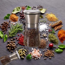 Manuelle Pfeffermühle, Salzmühle, Gewürzmühle