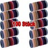 100 Stück elastische Haargummis