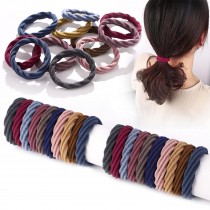 100 Stück elastische Haargummis