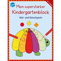 Mein superstarker Kindergartenblock: Malen, Suchen