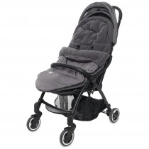 Jollein Winterfusssack für Kinderwagen und Buggy Grey